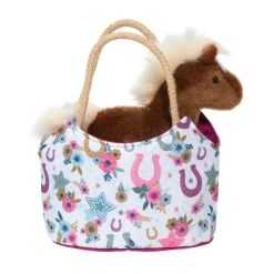 Boho Horseshoe Sassy Sak With Horse