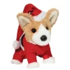 Mini Soft Corgi In Santa Suit