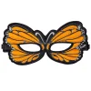 Orange Monarch Butterfly Fantasy Mask