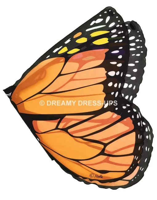 Orange Monarch Butterfly Fantasy Wings
