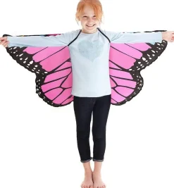 Pink Monarch Butterfly Fantasy Wings