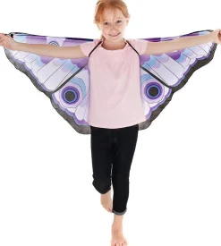 Purple Butterfly Fantasy Wings With Eyes