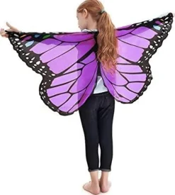 Purple Monarch Butterfly Fantasy Wings
