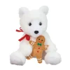 Sweety Polar Bear With Gingerbread Cookie