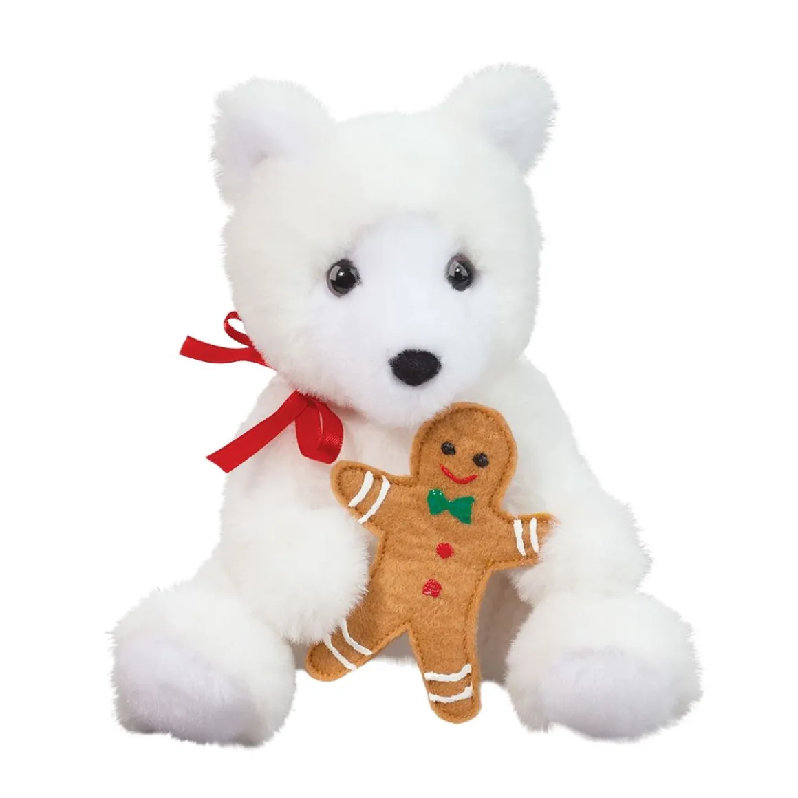 Sweety Polar Bear With Gingerbread Cookie